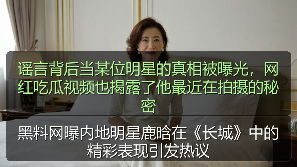 黑料网曝内地明星鹿晗在《长城》中的精彩表现引发热议